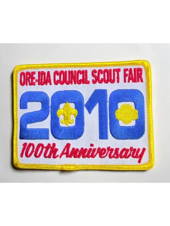 Boy Scouts Other - BSA Ore-Ida Council Scout Fair Patch 2010 Commemorative 100th Anniversary New
